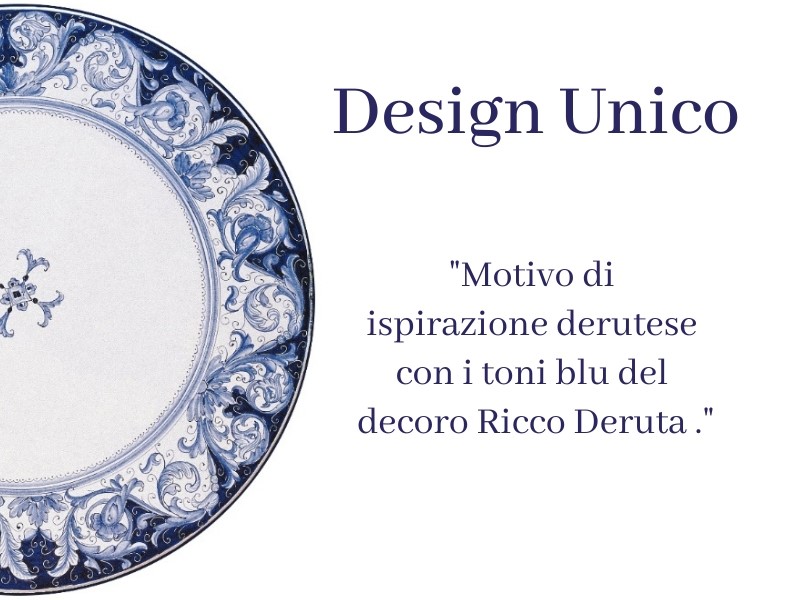 tavolo decoro Uccellini Blu
