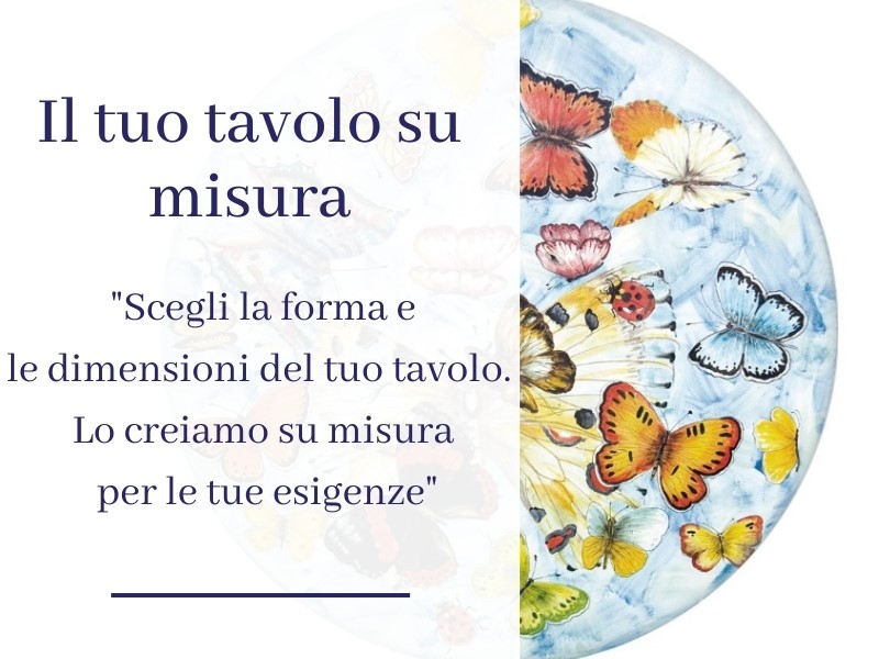 tavolo Butterfly su misura Ficola